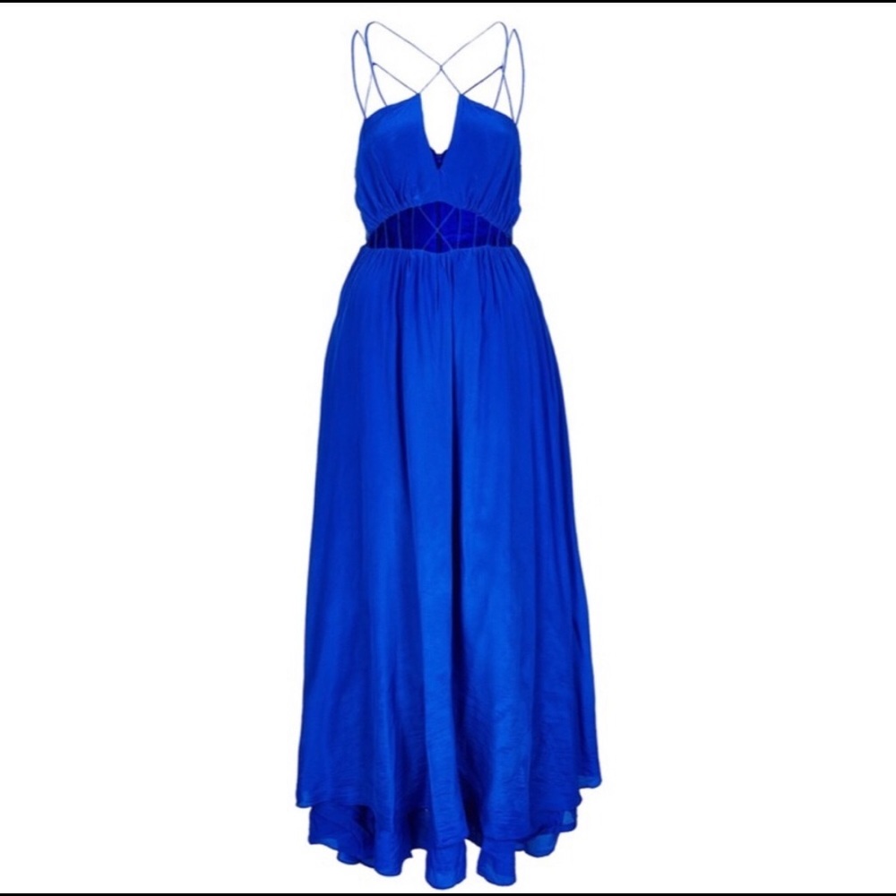 Top Shop Maxi Blue Dress